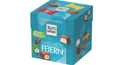 Ritter Sport Mini Würfel Schokolade Lass Dich Feiern Schokowürfel 22 Stück, 176g