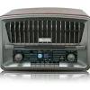 Roadstar HRA-270CD+BT Tragbares CD-Radio Vintage Digital Dab/Dab+/FM, CD-MP3-Player, Bluetooth, USB, Stereo, AUX-IN, LCD-Display, Fernbedienung,