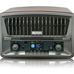 Roadstar HRA-270CD+BT Tragbares CD-Radio Vintage Digital Dab/Dab+/FM, CD-MP3-Player, Bluetooth, USB, Stereo, AUX-IN, LCD-Display, Fernbedienung,