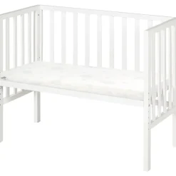 roba Beistellbett 2in1 Weiß 45 x 90 cm