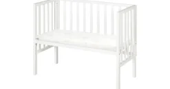 roba Beistellbett 2in1 Weiß 45 x 90 cm