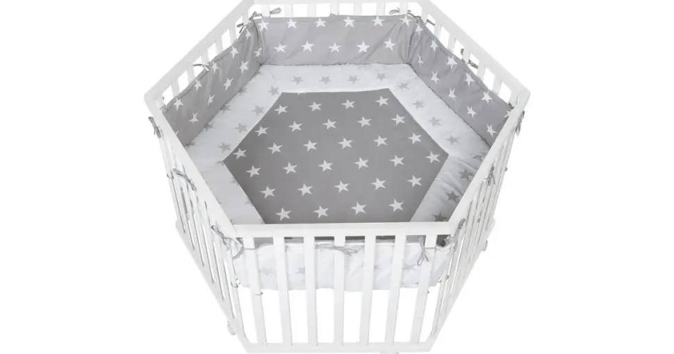roba Cosiplay 100 x 100 cm Bio-Buche weiß Bodenfarbe Little Stars (202300WEV190)