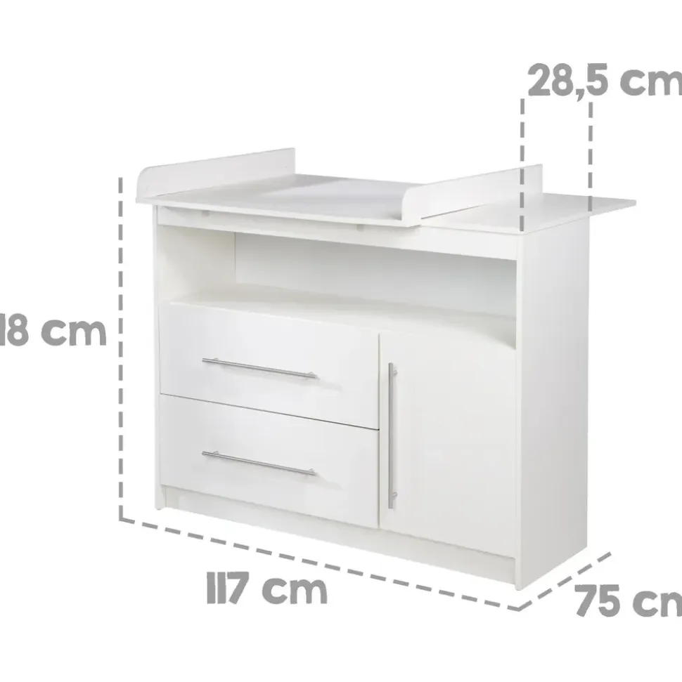 roba Kinderzimmer Maren breit 3-tlg. weiß