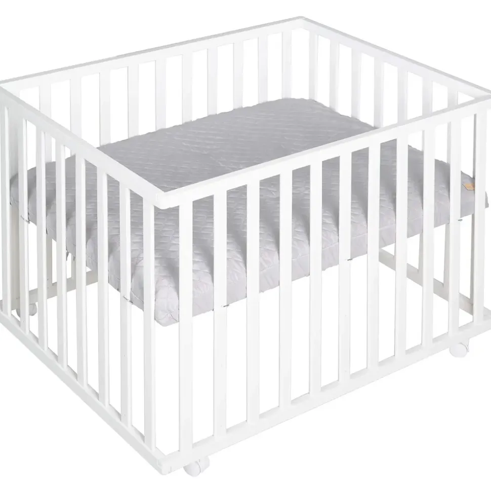 roba Laufgitter 75 x 100 cm weiß Bodenfarbe Style grau 202100WEV230