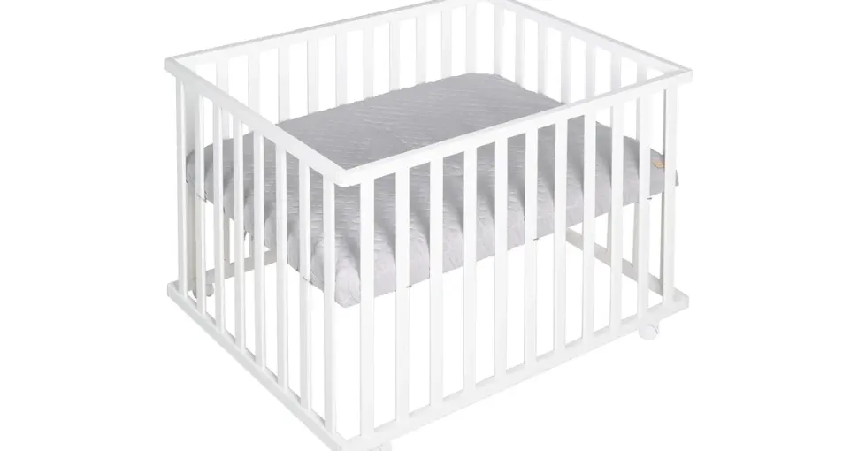 roba Laufgitter 75 x 100 cm weiß Bodenfarbe Style grau 202100WEV230