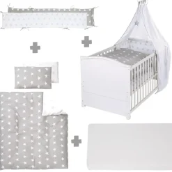 roba Lukas weiß inkl. Komplettset little stars