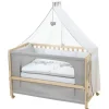 roba Room Bed Beistellbett natur inkl. Komplettset jumbo twins grau
