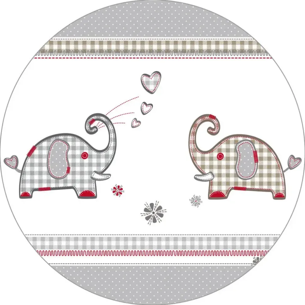 roba Room Bed Beistellbett natur inkl. Komplettset jumbo twins grau