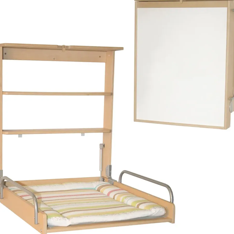 roba Wandwickelregal natur inkl. Wickelauflage Dschungelbaby