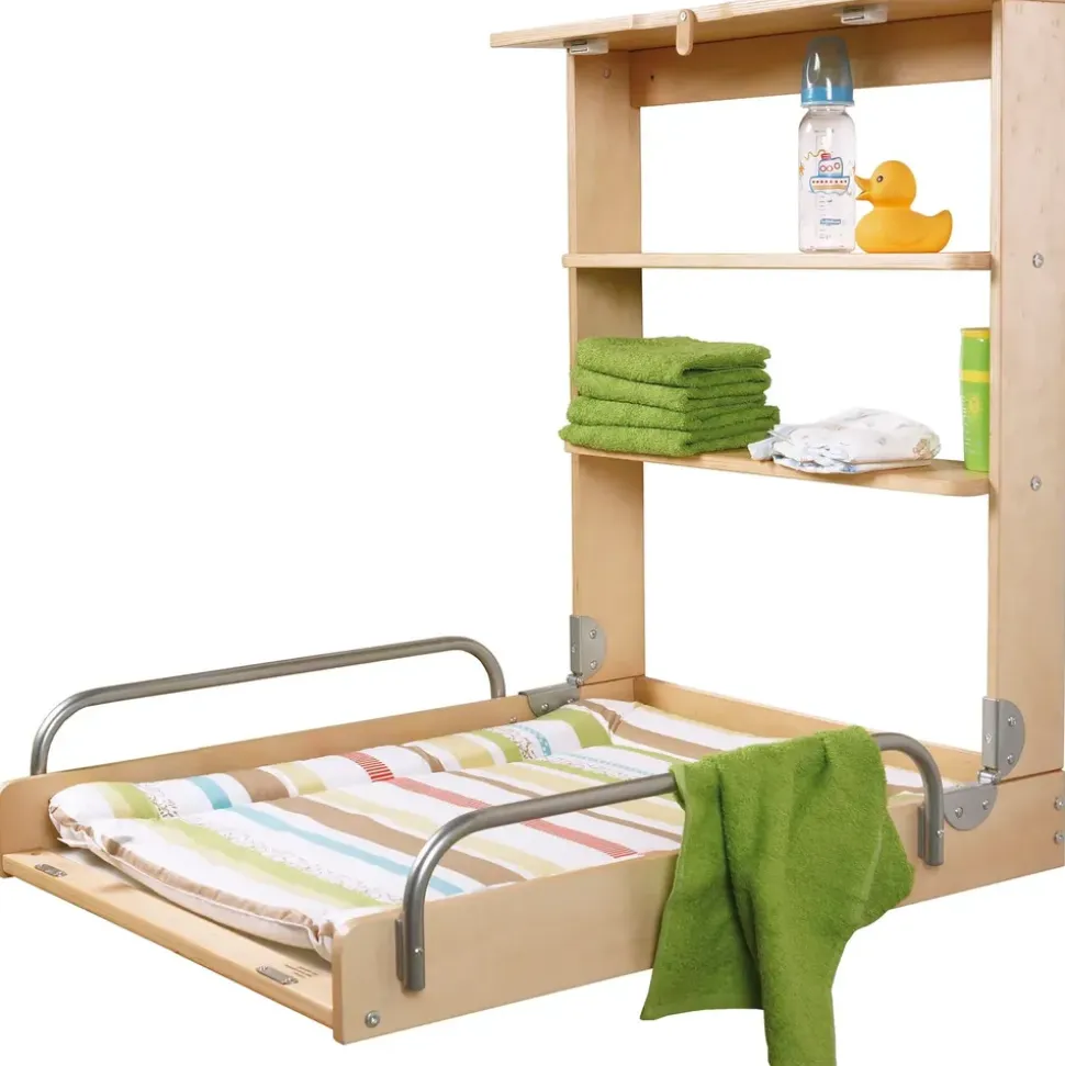 roba Wandwickelregal natur inkl. Wickelauflage Dschungelbaby