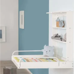 roba Wandwickelregal weiß inkl. Wickelauflage Dschungelbaby