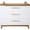roba Wickelkommode 'Finn' mit Schubladendämpfung, 3 Schubladen, Wickelhöhe 94 cm