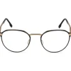 Rodenstock Rounded Brille - Black, Gold - 140/51 mm