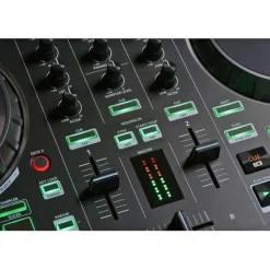 Roland DJ-202 USB-DJ-Controller mit Kopfhörer,