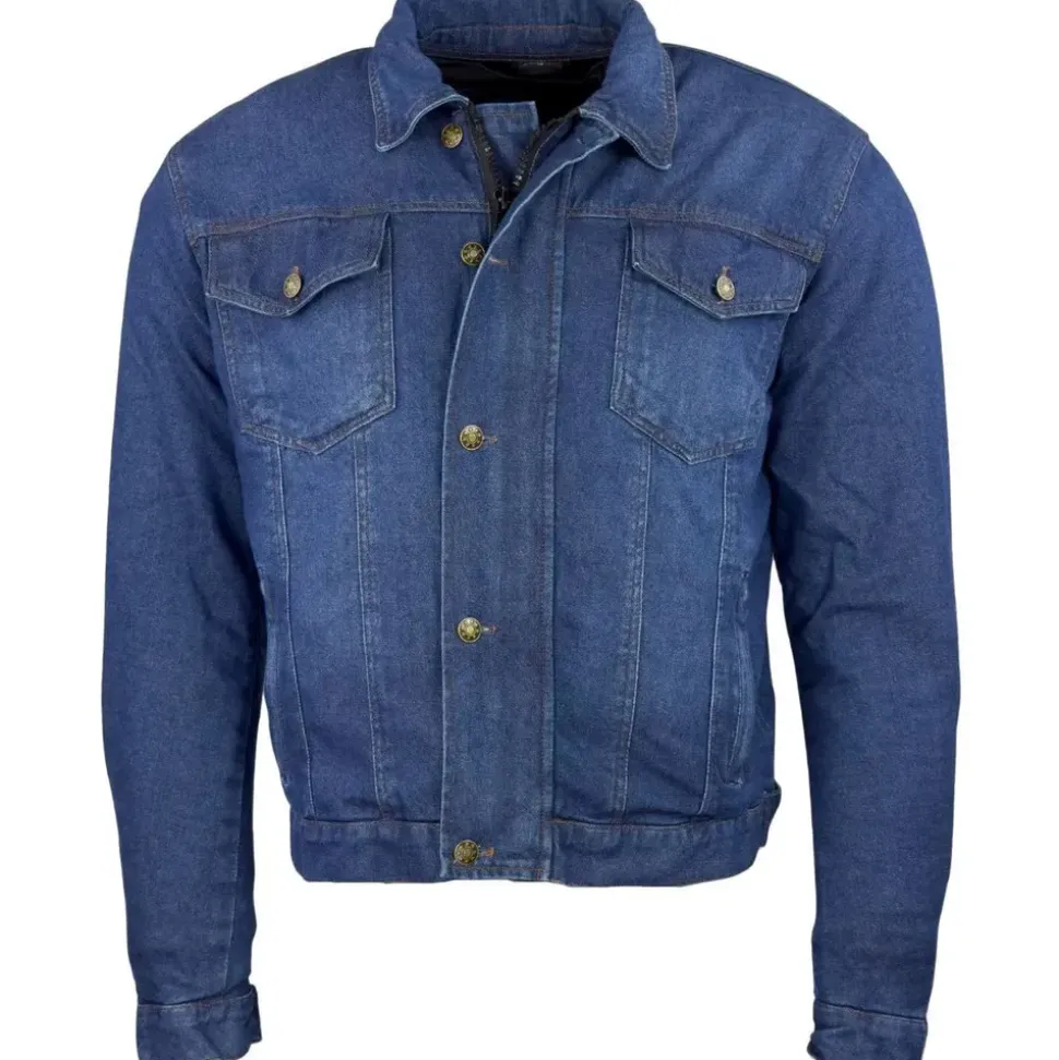 ROLEFF RACEWEAR Jeans Motorradjacke Blau L