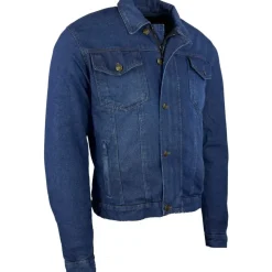 ROLEFF RACEWEAR Jeans Motorradjacke Blau L