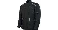 ROLEFF RACEWEAR Lange Softshell Motorradjacke Schwarz 3XL