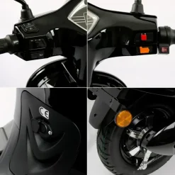 Rolektro E-City Retro 1500 Watt 45 km/h schwarz/orange
