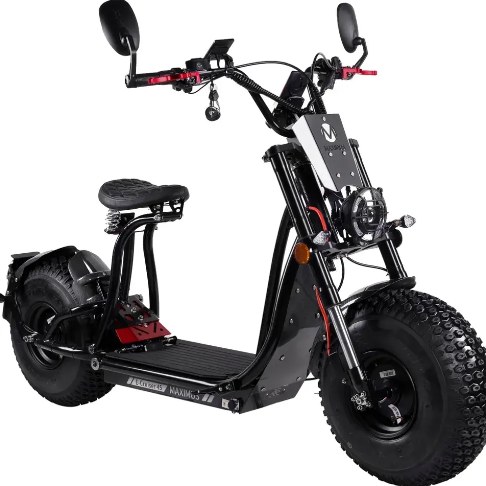 Rolektro E-Cruiser 2 PS 45 km/h Schwarz
