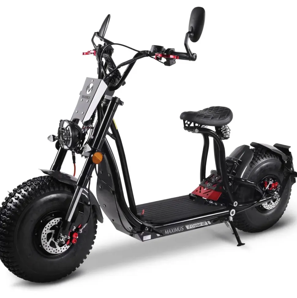 Rolektro E-Cruiser 2 PS 45 km/h Schwarz