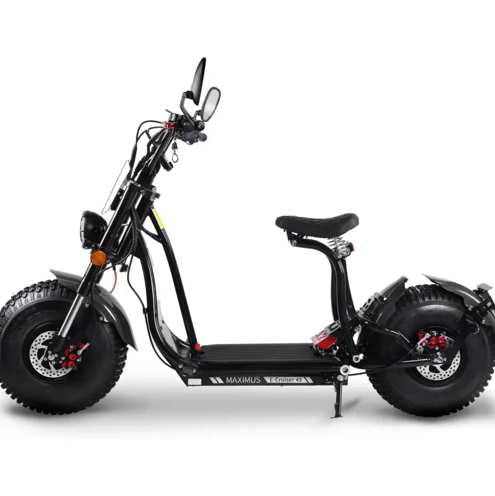 Rolektro E-Cruiser 2 PS 45 km/h Schwarz