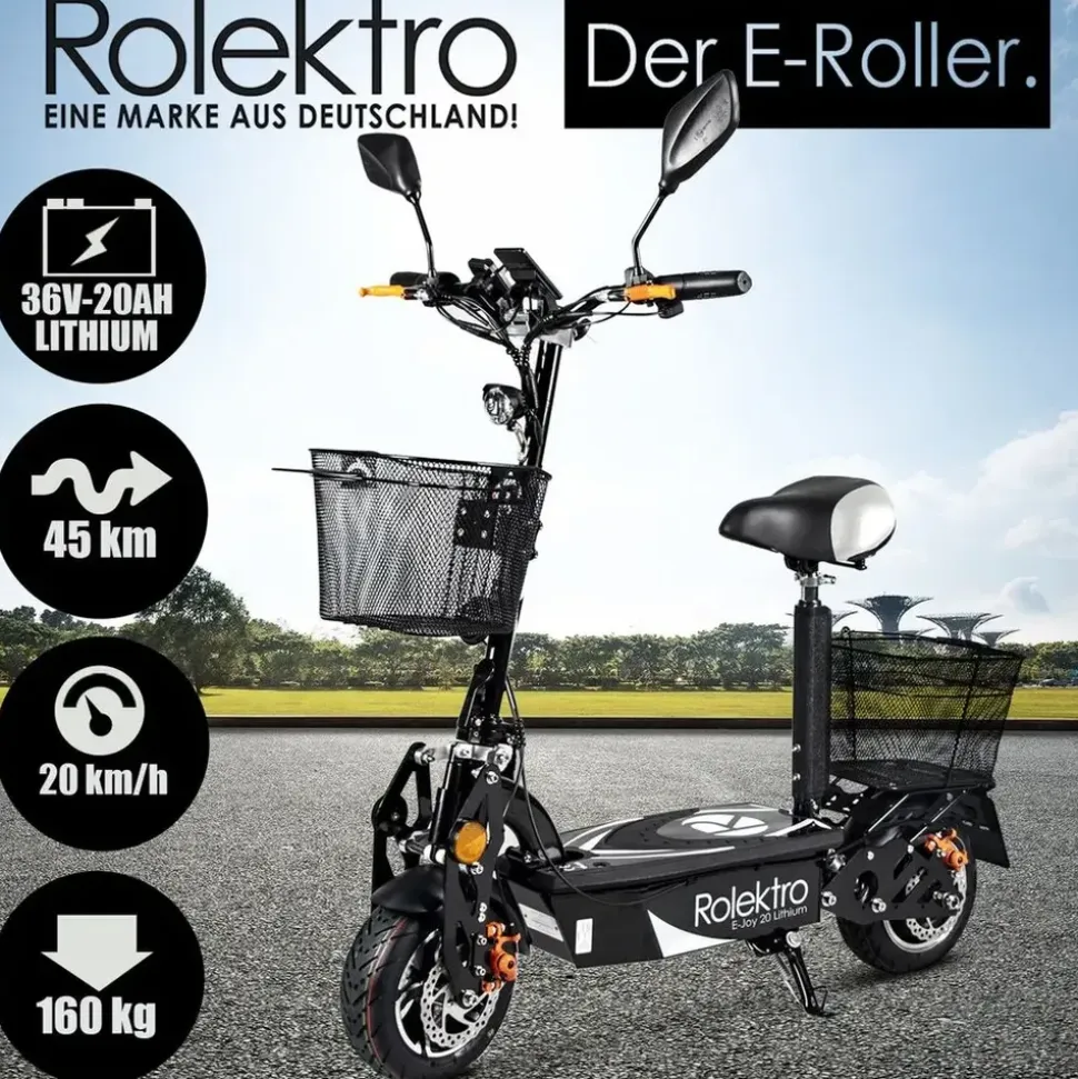 Rolektro E-Joy 20 Lithium schwarz