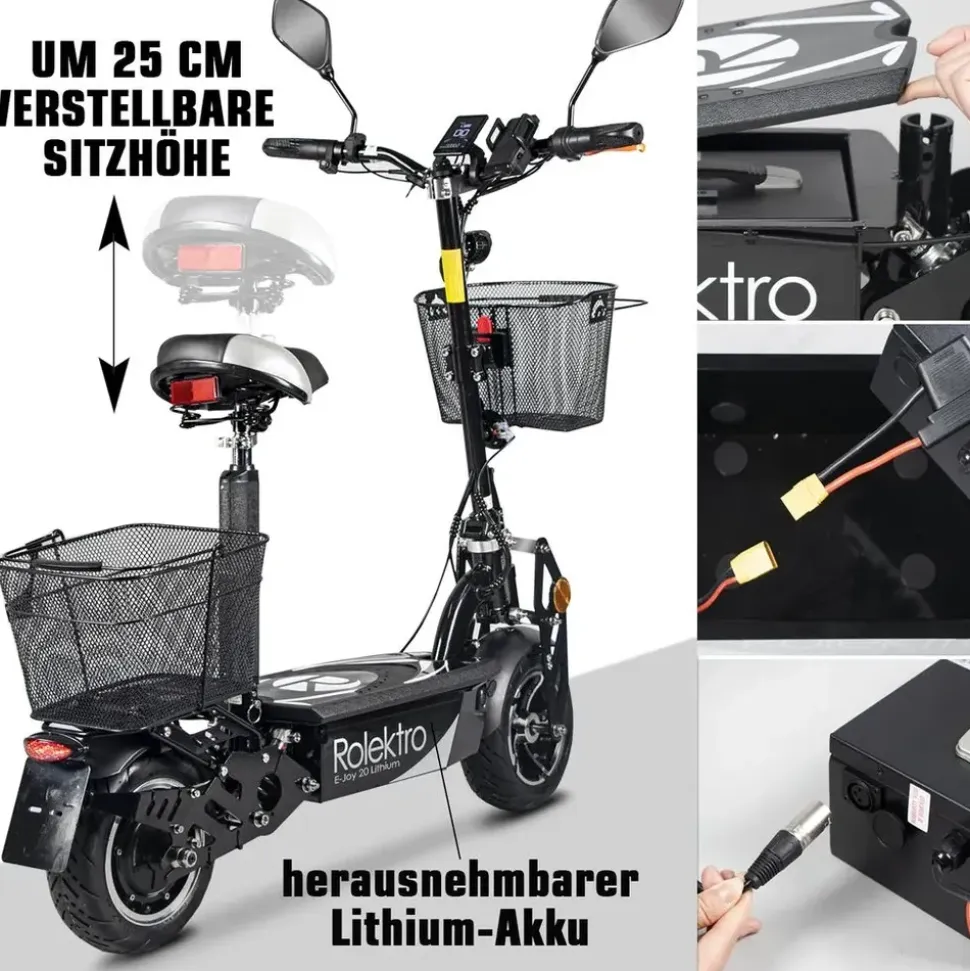 Rolektro E-Joy 20 Lithium schwarz