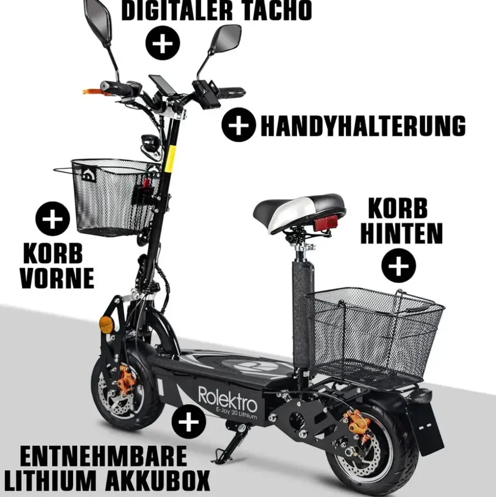 Rolektro E-Joy 20 Lithium schwarz