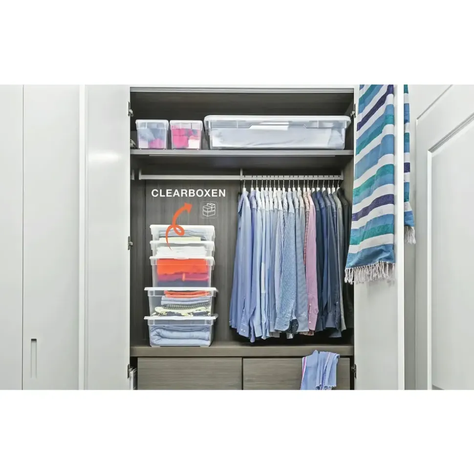 Rotho Aufbewahrungsbox 18 l transparent