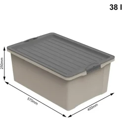 Rotho Stapelbox Compact 38 l