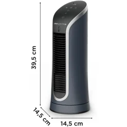 Rowenta Eole Compact 30 cm Turmventilator Schwarz