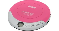Roxx PCD 501 pink Tragbarer CD-Player CD, CD-R, CD-RW, MP3 Pink, Silber