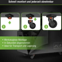 Sachsenrad Aufbewahrungstasche Faltrad-Transportbox 84 x 44 x 8 cm 1-tlg. schwarz