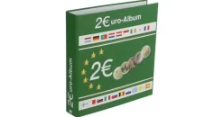 SAFE Schwäbische Albumfab Münzensammelalbum für alle 2 Euromünzen. Für 80 Münzen