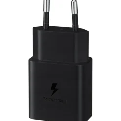 Samsung EP-T1510 Schnellladegerät ohne USB-C-Kabel, Schwarz