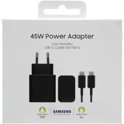 Samsung EP-T4511X TypeC Schnellladegerät 45W Schwarz