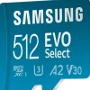 Samsung EVO Select (2024) microSD-Karte + SD-Adapter, 512 GB, MB-ME512SA/EU