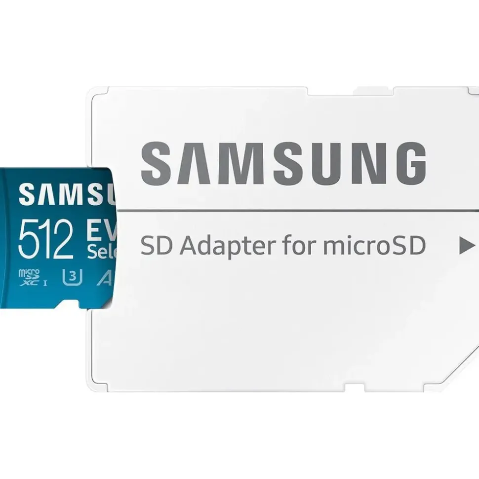 Samsung EVO Select (2024) microSD-Karte + SD-Adapter, 512 GB, MB-ME512SA/EU