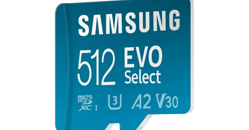 Samsung EVO Select (2024) microSD-Karte + SD-Adapter, 512 GB, MB-ME512SA/EU