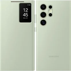 Samsung Galaxy S24 Ultra Smart View Wallet Case Hellgrün