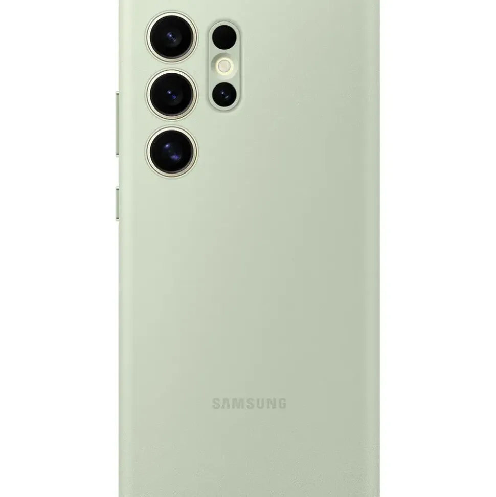 Samsung Galaxy S24 Ultra Smart View Wallet Case Hellgrün