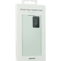 Samsung Galaxy S24 Ultra Smart View Wallet Case Hellgrün