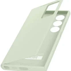 Samsung Galaxy S24 Ultra Smart View Wallet Case Hellgrün