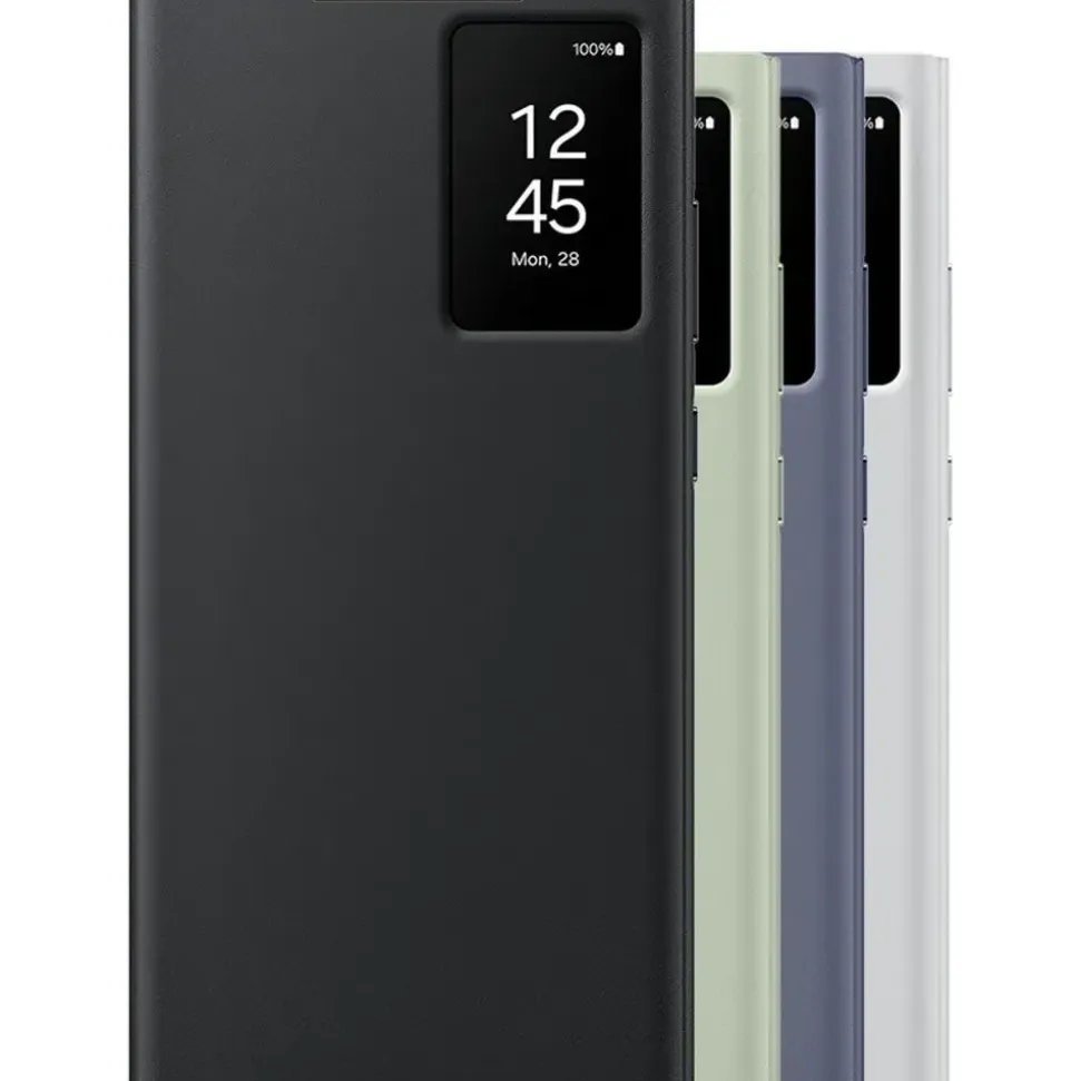 Samsung Galaxy S24 Ultra Smart View Wallet Case Hellgrün