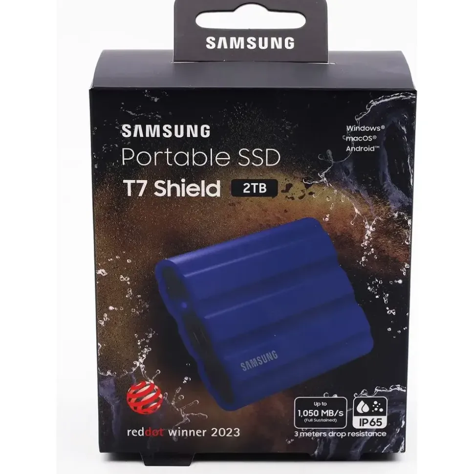Samsung Portable SSD T7 Shield 2 TB USB 3.2 blau