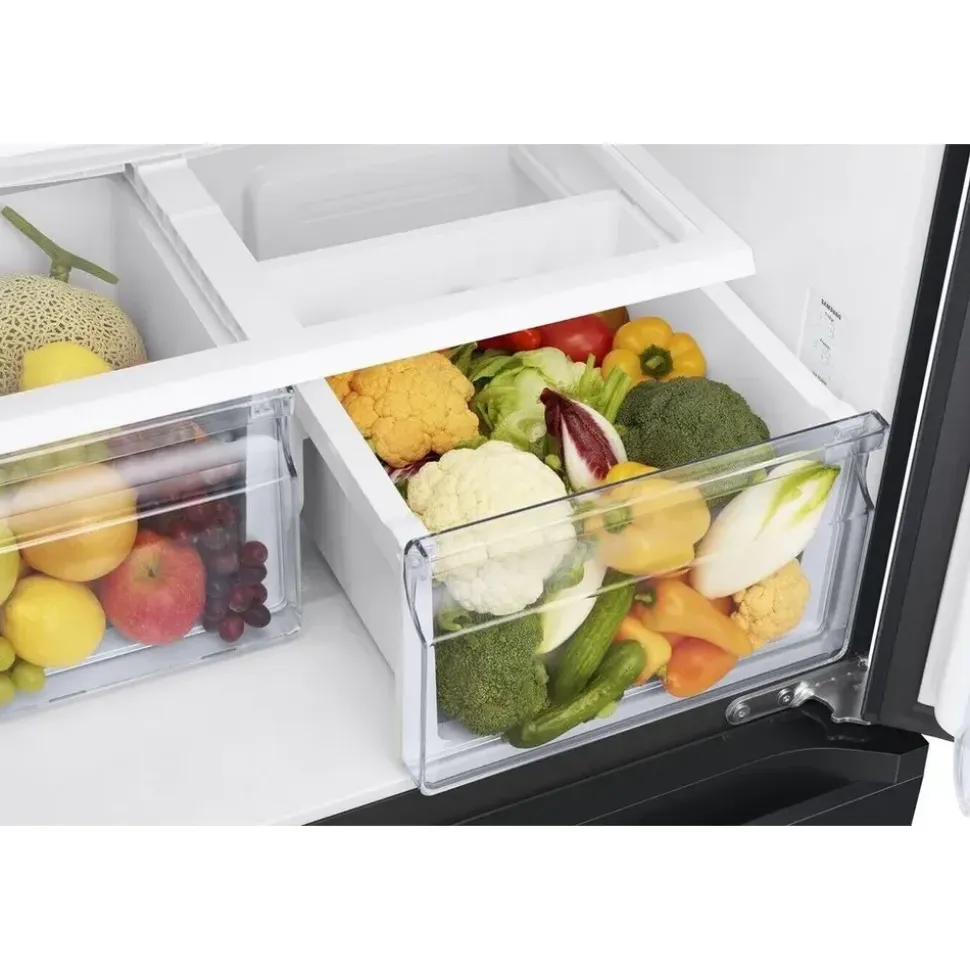 Samsung RF5000 RF50C530EB1/EF French Door (495 l, 1780 mm hoch, Schwarz)