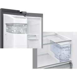 Samsung RS90F65EDTEF Side-by-Side (621 l, 1784 mm hoch, Edelstahl)