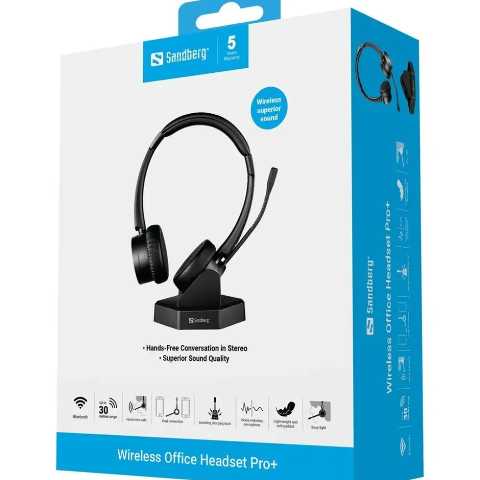 Sandberg Bluetooth Office Headset Pro+