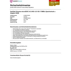 SanDisk Extreme microSDXC-UHS-I