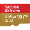 SanDisk Extreme microSDXC UHS-I A2 U3 V30 + SD-Adapter 256 GB